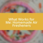 What Works for Me: Homemade Air Fresheners